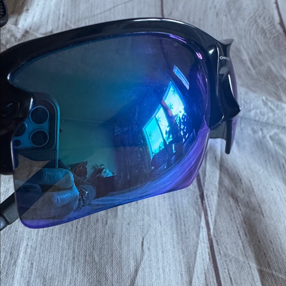 Oakley Men's Flak 2.0 Black/Saphire Prizm Lenses - Picture 14 of 16